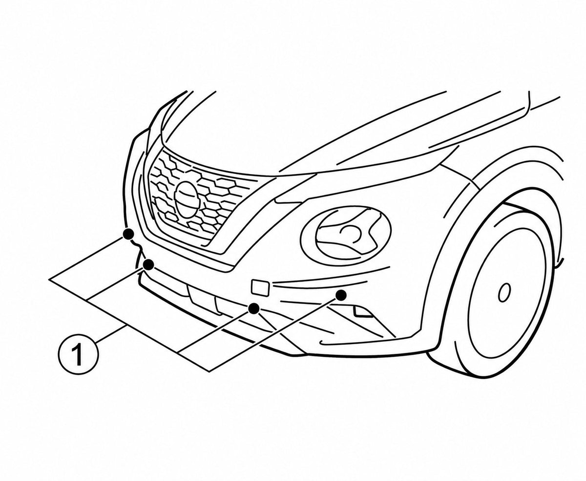Nissan Juke F16 MK2 Parking Sensor Wiring LOOM + PARKING SENSORS 2019 - 2026
