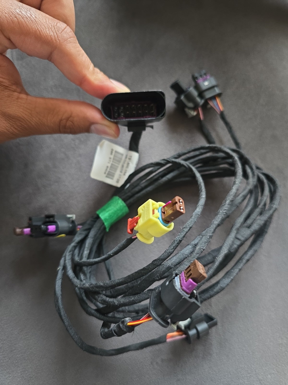 Audi Q5 FY Parking Sensor Wiring Loom Front Bumper (2017-2024)