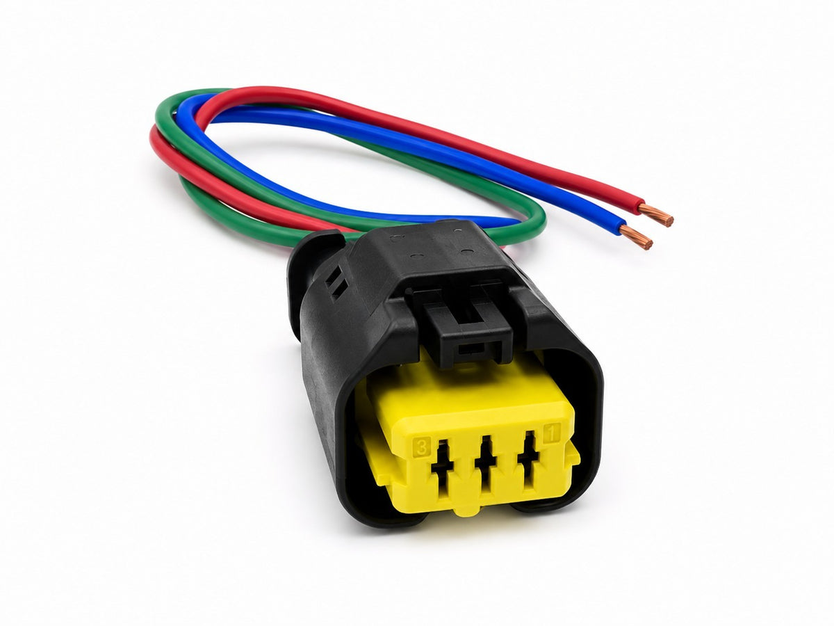 3 PIN Sicma Peugeot Citroen Sensor Plug Yellow Connector
