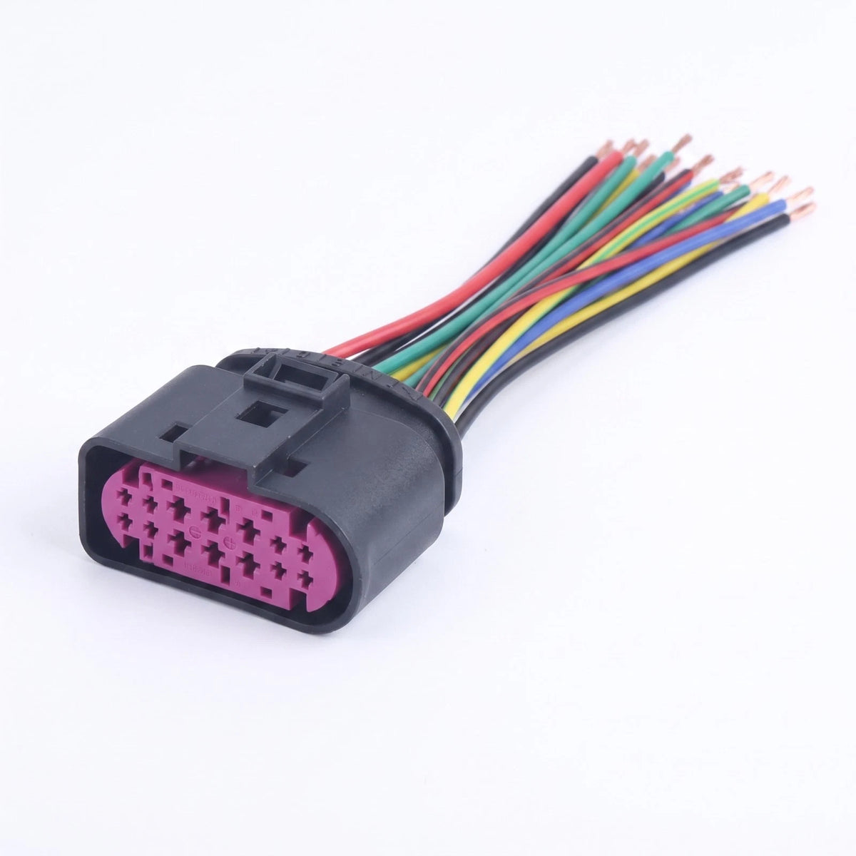 14 Pin Xenon Headlight Car Connector Plug 1J0973737 For VW Golf Bora Audi A3