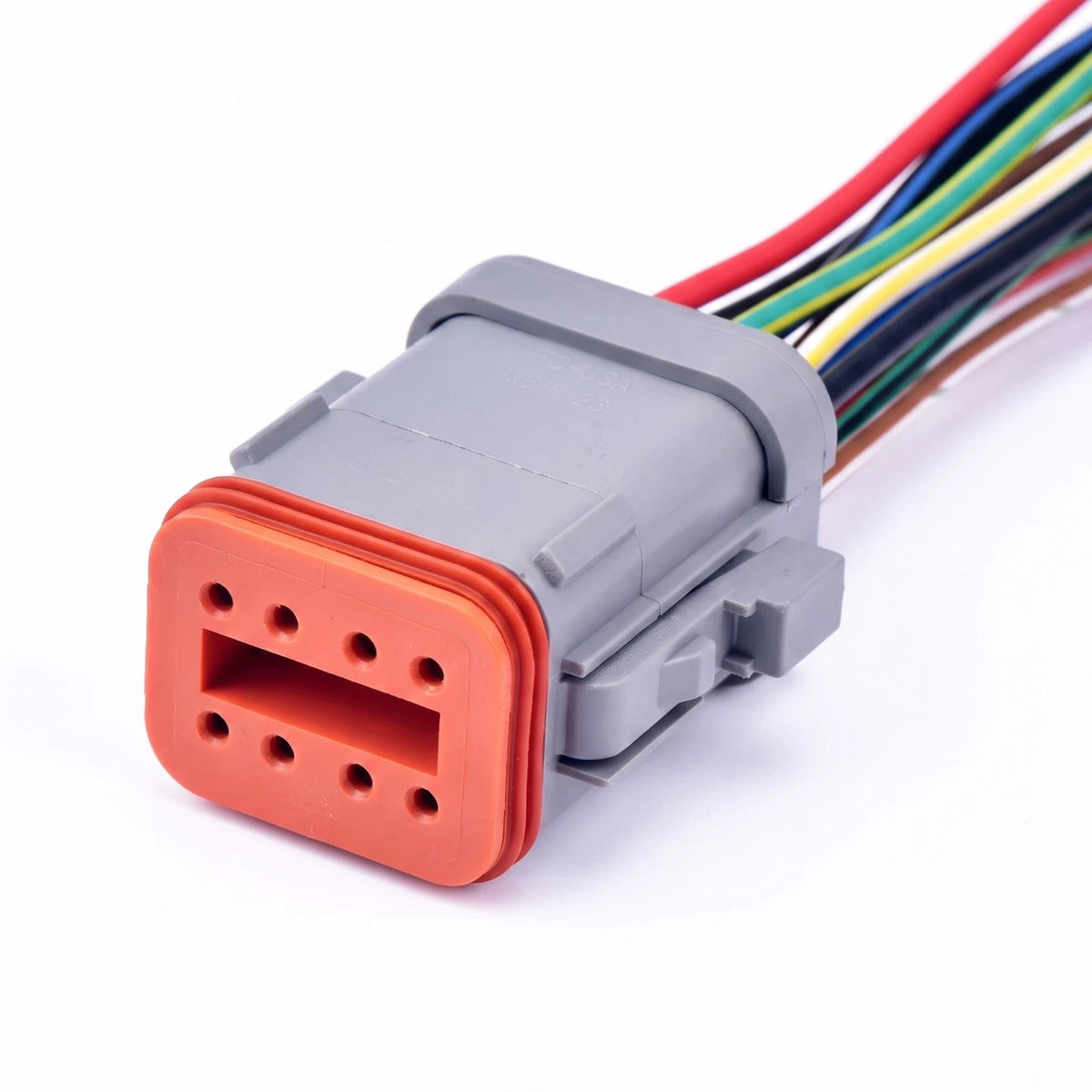 8 Pin Waterproof Car Connector Wiring Harness Plug DT06-8S for Deutsch DT Series
