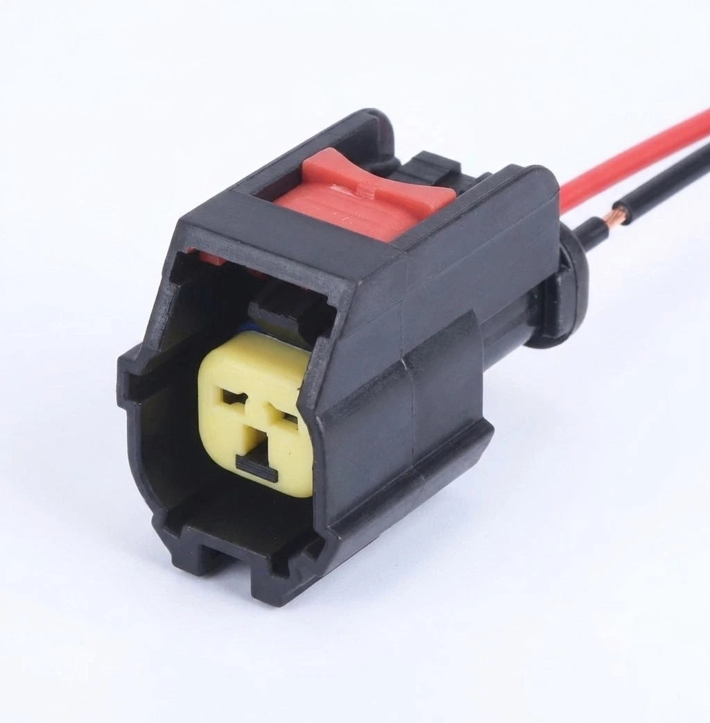 2 Pin Car Connector EV6 Fuel Injector Nozzle Plug for Ford Focus and Chrysler