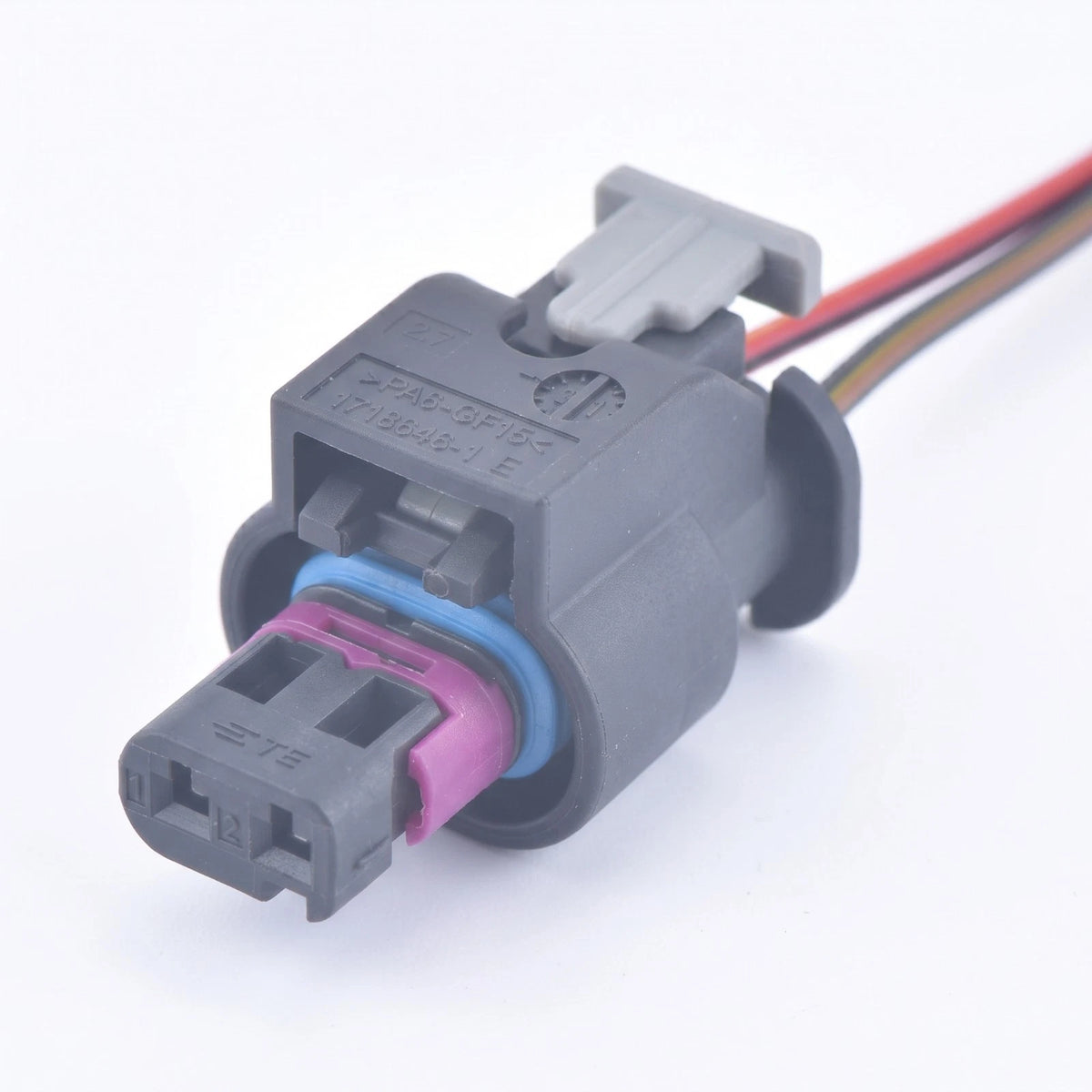 2 Pin Car Connector Fuel Injector Sensor Plug 11G973702 For VW Audi Skoda Seat