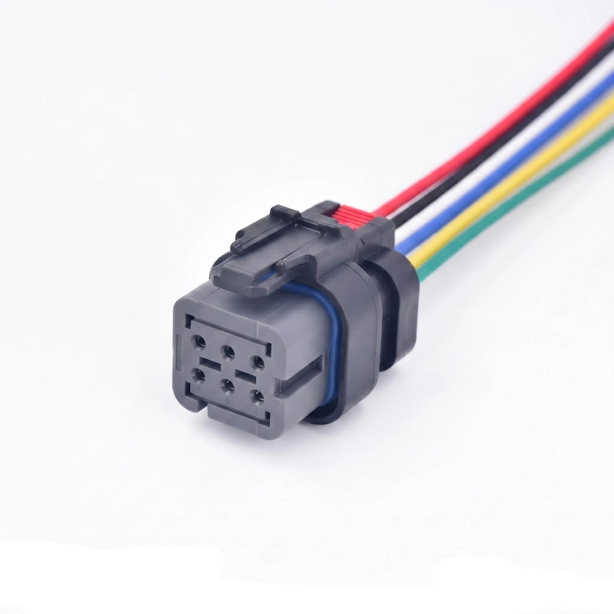6 Pin Car Connector EGR Valve Wire Harness Waterproof Plug 776433-1 For CAT