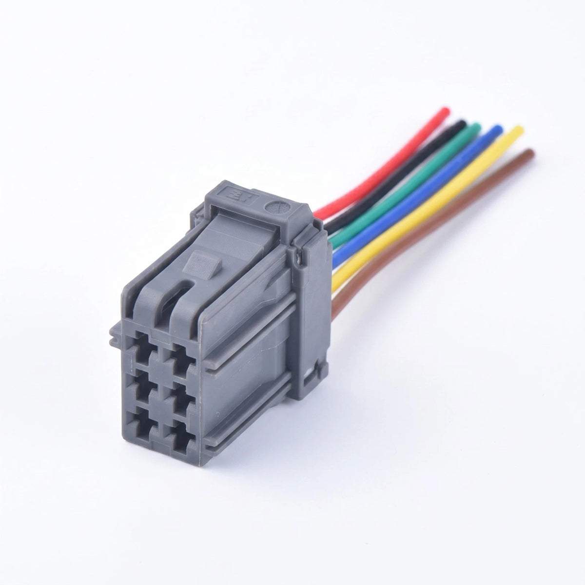 6 Pin Car Connector Heavy Duty ABS EBS Waterproof 8-968970-2 For Truck Trailer