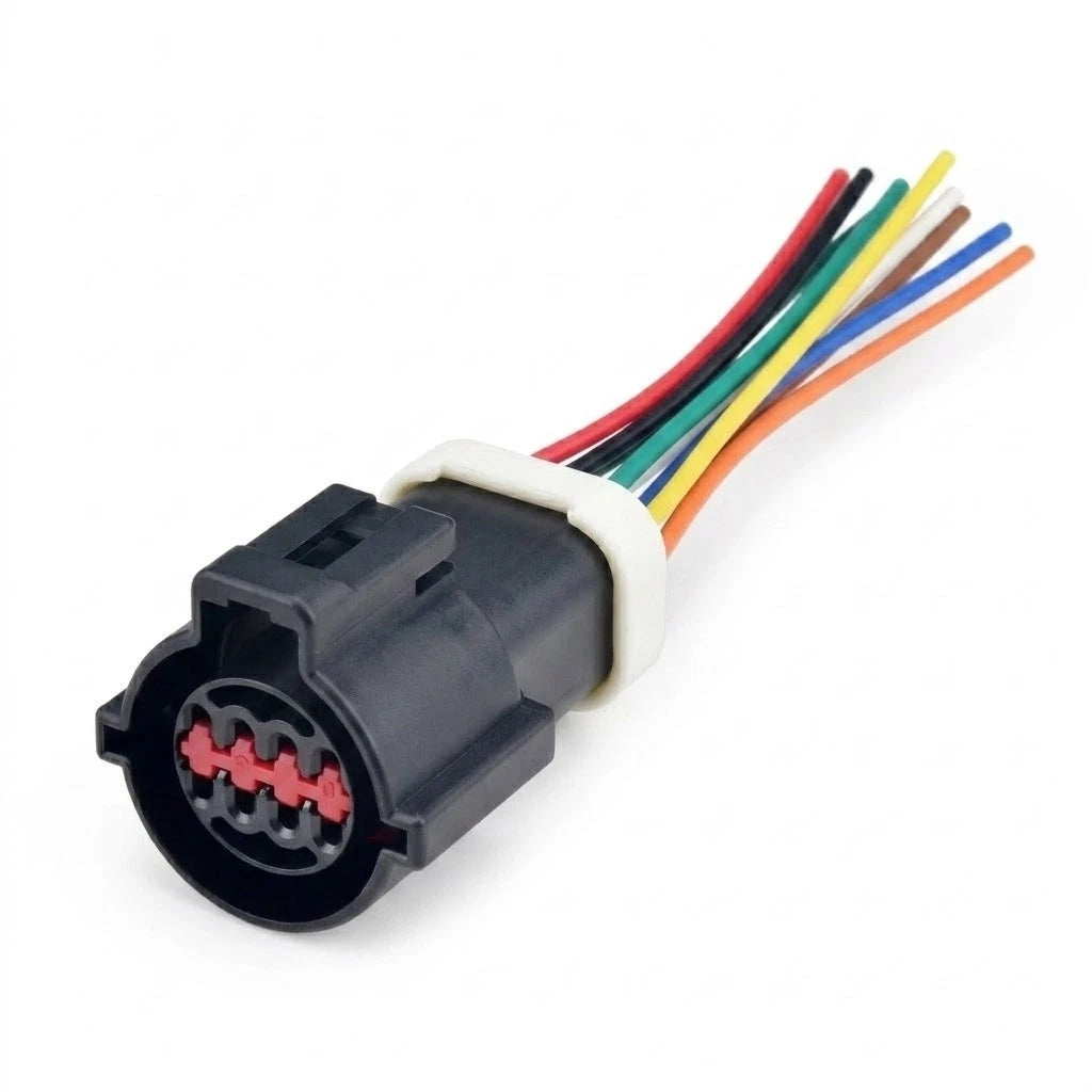 8 Pin Round Female Transfer Case Shift Motor Actuator Plug For Ford Ranger Mazda