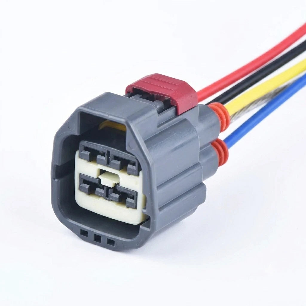 4 Pin Car Connector 6.3mm Electronic Fan Waterproof 7283-5595-10 For Ford Focus