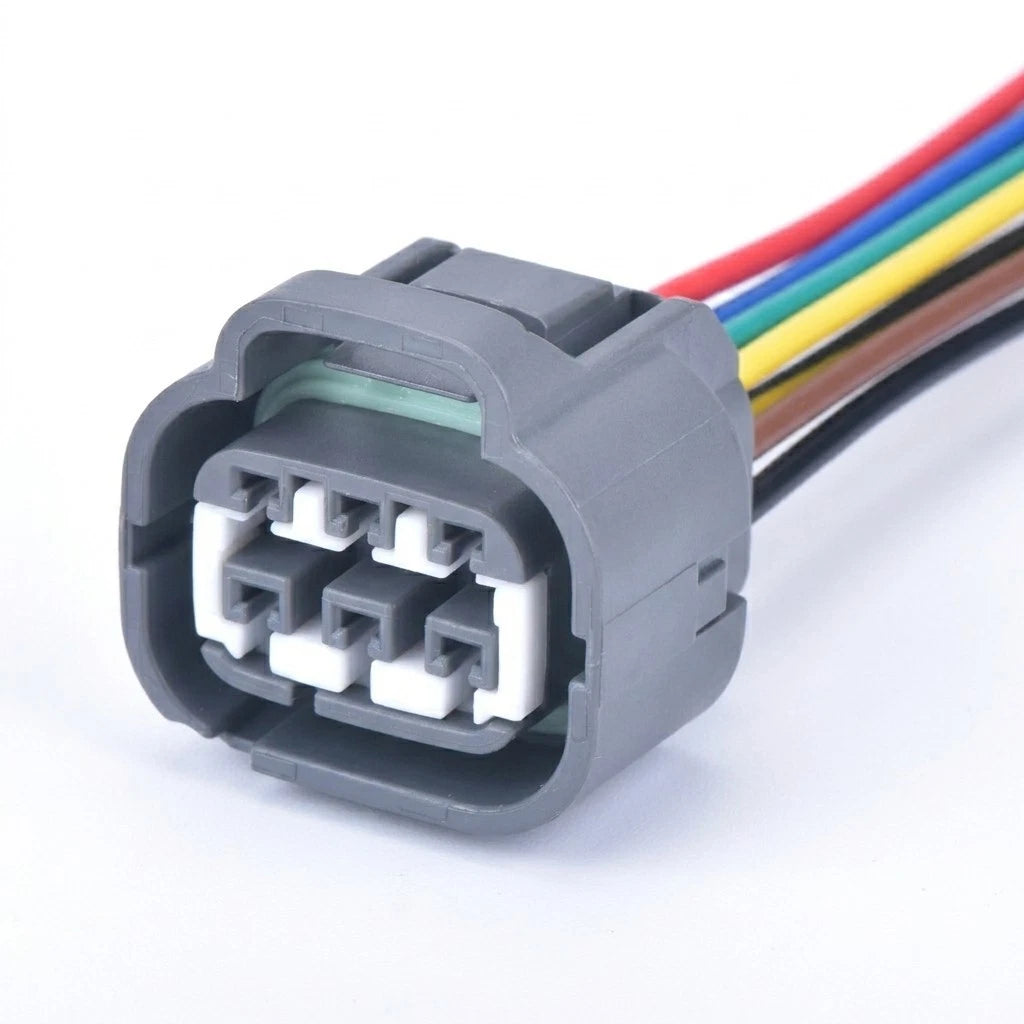 6 Pin Car Connector Headlamp Accelerator Pedal Plug MG641107-5 For Toyota Lexus