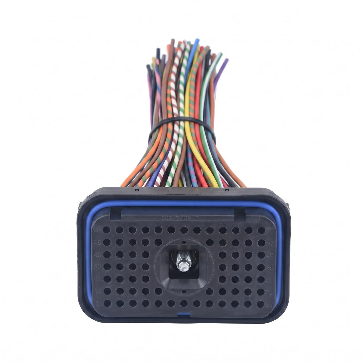 70 Pin Car Connector Excavator ECU Computer Plug 160-7689 For Caterpillar E330