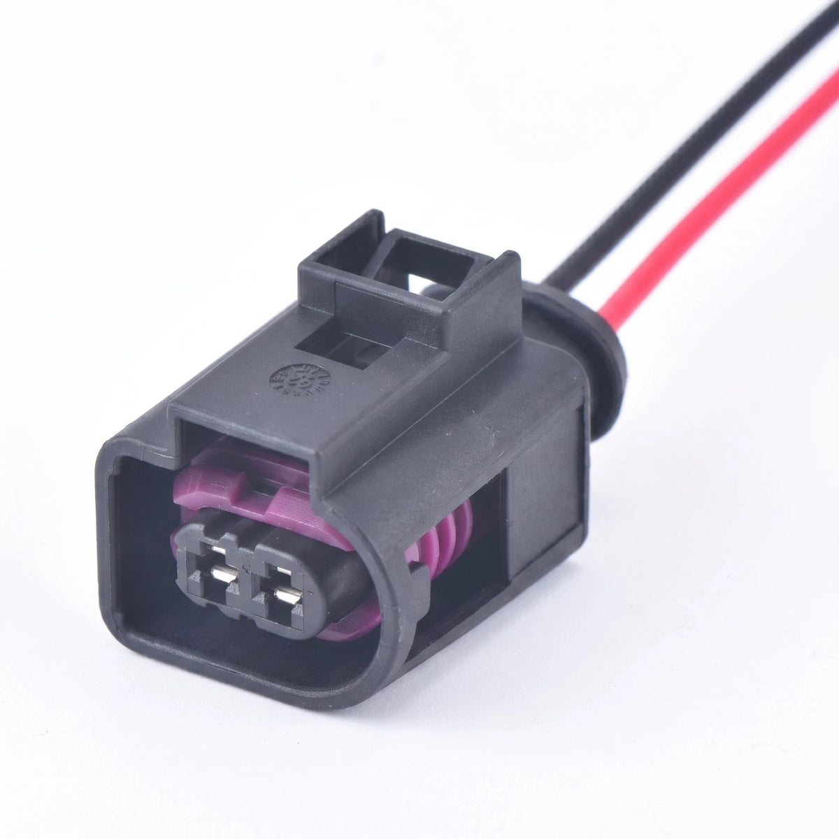 2 Pin Horn Fuel Injector Car Connector Plug 4D0971992 For VW Passat Audi A4 A6