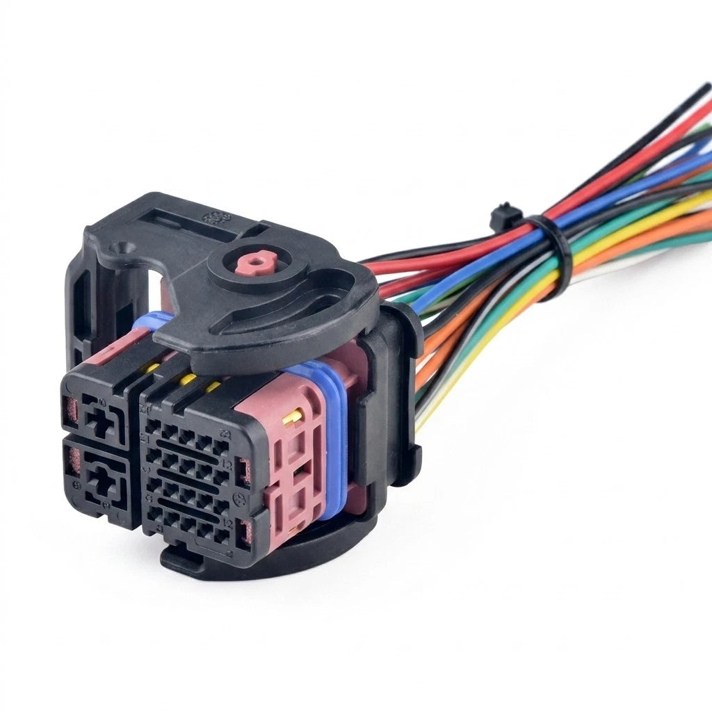 22 Pin Car Connector Waterproof ECU Wire Harness Plug 64326-1001 For Peugeot