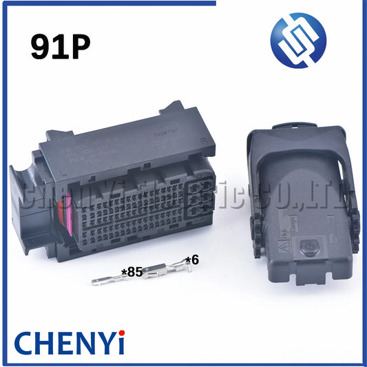 91 Pin Engine Computer Board Plug ECU Connectors With Pin For VW Audi Golf 7 Magotan Passat A6 A8 4H0 906 971/A/B 7P6 906 971 A