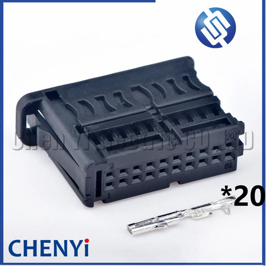 20 Pin Automotive connector With pins For BMW EVO host programming Ethernet plug interconnection driving OABR plug