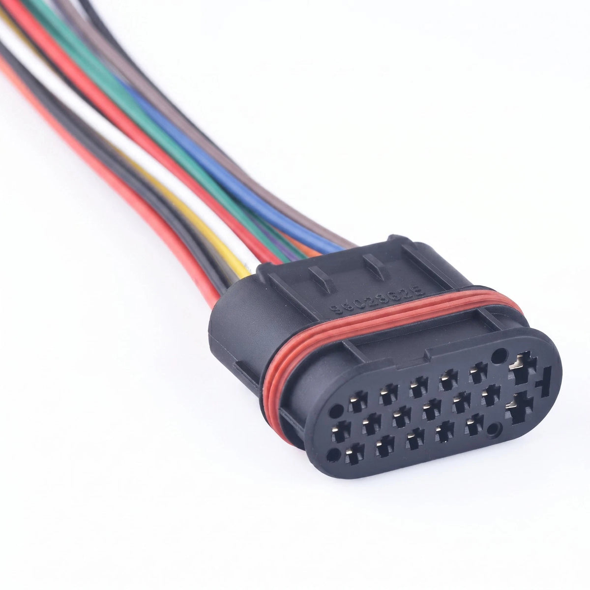 18 Pin Car Connector Composite Wire Harness Sealed Plug 9002862E For Universal