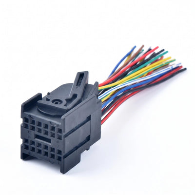 24 Pin Car Connector Unsealed Wire Harness Socket Plug 967285-1 For Truck ECU