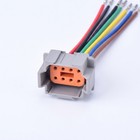 6 Pin Car Connector for Engine/ECU Wiring, Part DT06-6S, Universal Fit