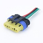 4 Pin Car Connector Waterproof Sensor Wiring Harness Plug Sheath Universal Fit