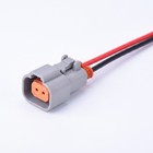 2 Pin Car Connector for Engine/ECU Wiring, Part DT06-2S, Universal Fit