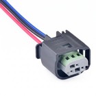 3 Pin PDC Parking Sensor Car Connector Plug 1J0972483A For VW Audi Skoda Seat