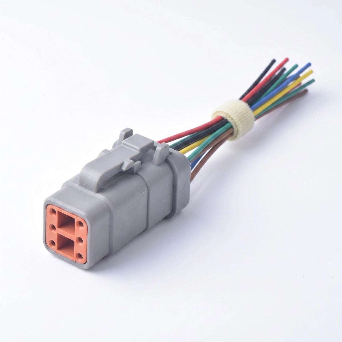6 Pin Grey Waterproof Car Connector Wire Harness Plug DTM06-6S-E007 for Deutsch