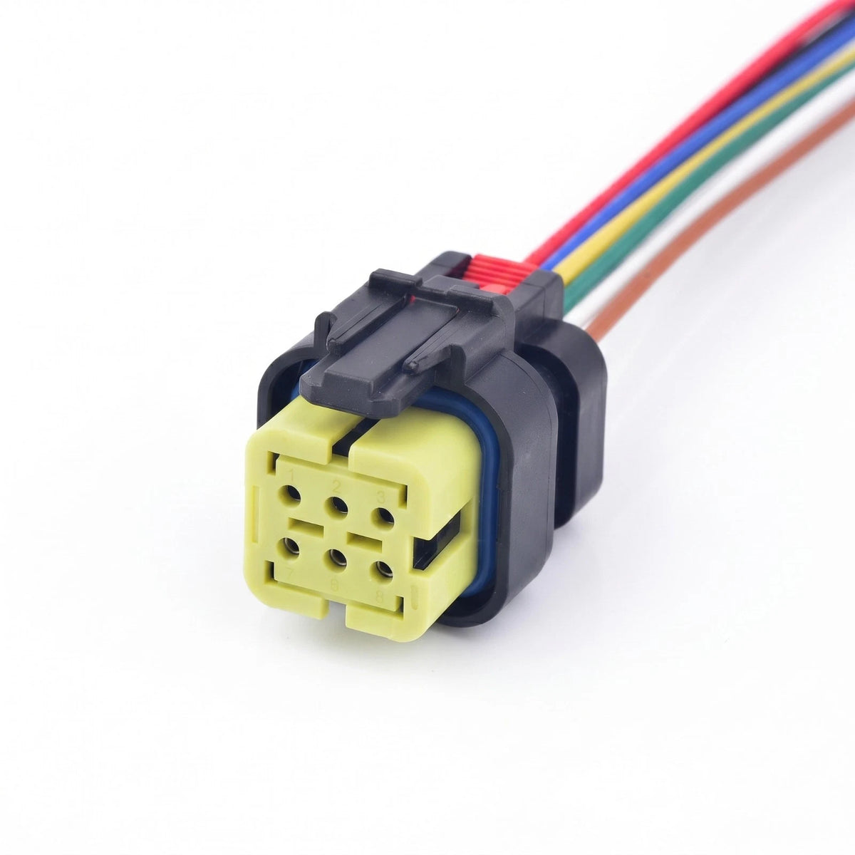 6 Pin Car Connector EGR Valve Wire Harness Waterproof Plug 776433-1 For CAT