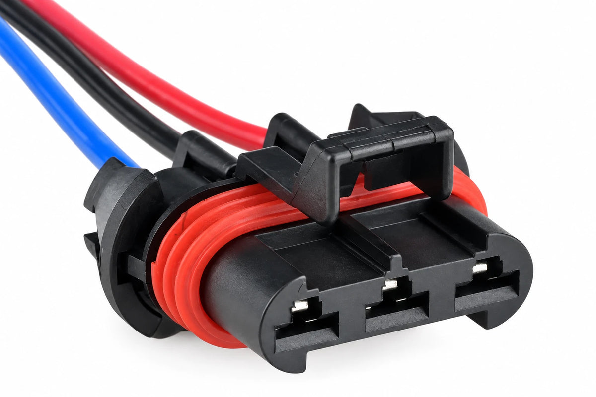 3 Pin Car Connector Waterproof Radiator Fan Motor Plug 12124686 For Ford