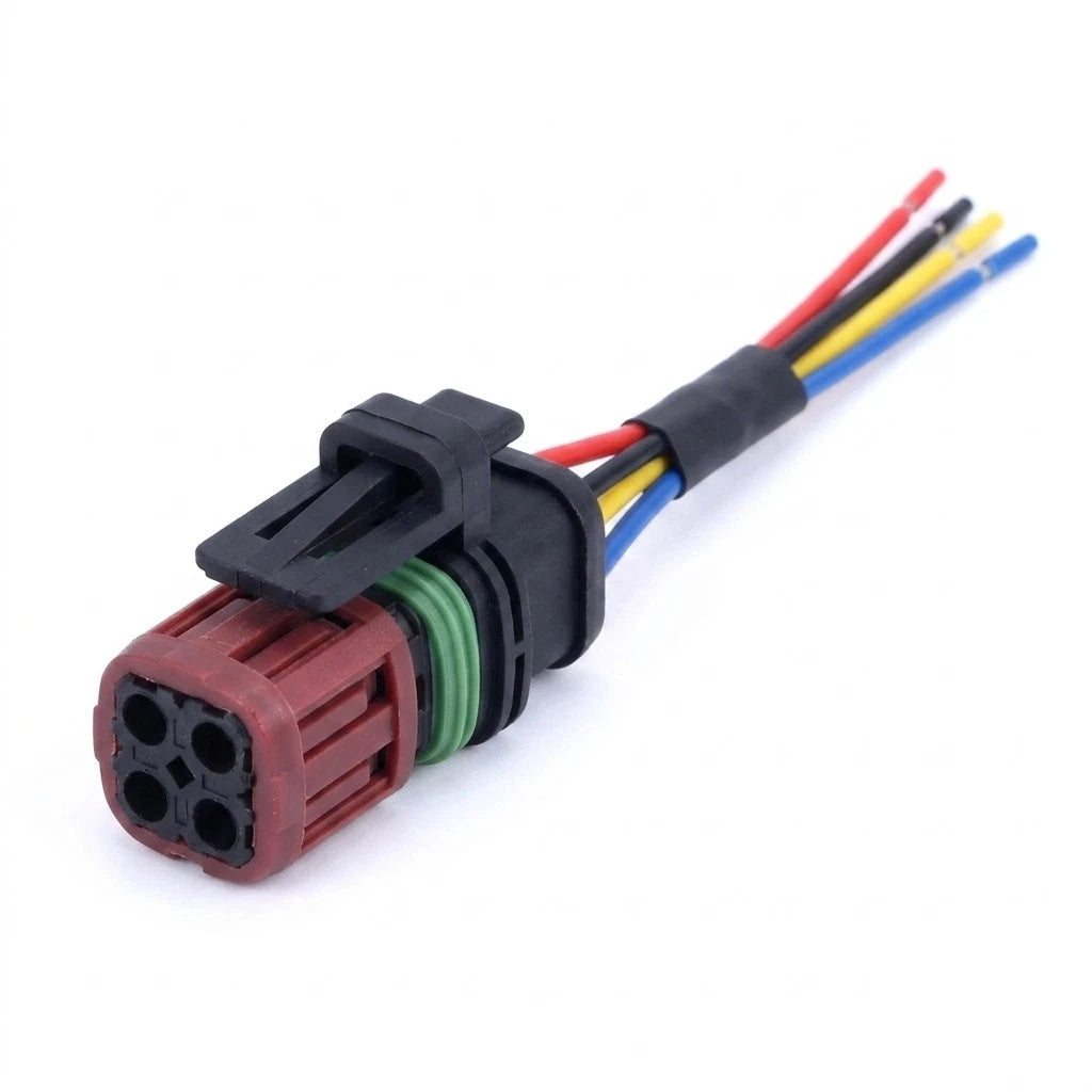 4 Pin Car Connector Fuel Injector Oxygen Sensor Plug 22248490 For Volvo Truck