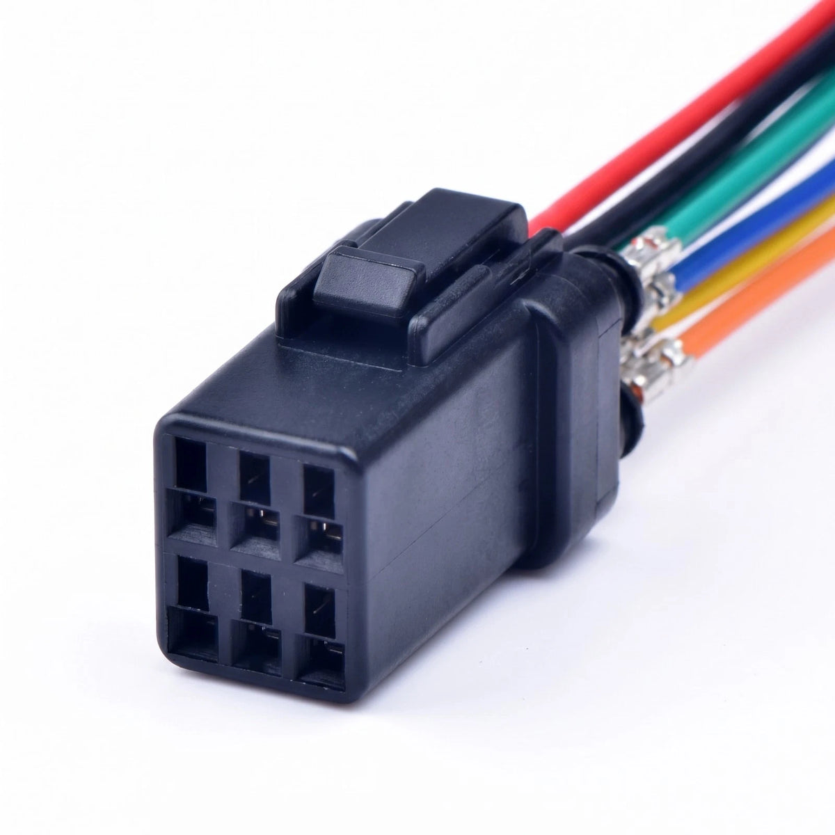 6 Pin Black Waterproof Car Connector Plug 06R-JWPF-VSLE-S for JST JWPF