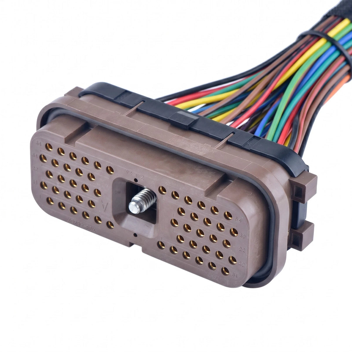 54 Pin Car Connector Excavator ECU Computer Plug 153-2630 For Caterpillar E330