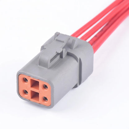 2/3/4/8 Pin Car Connector Waterproof Wire Harness Plug DT06-8S for Deutsch CAT