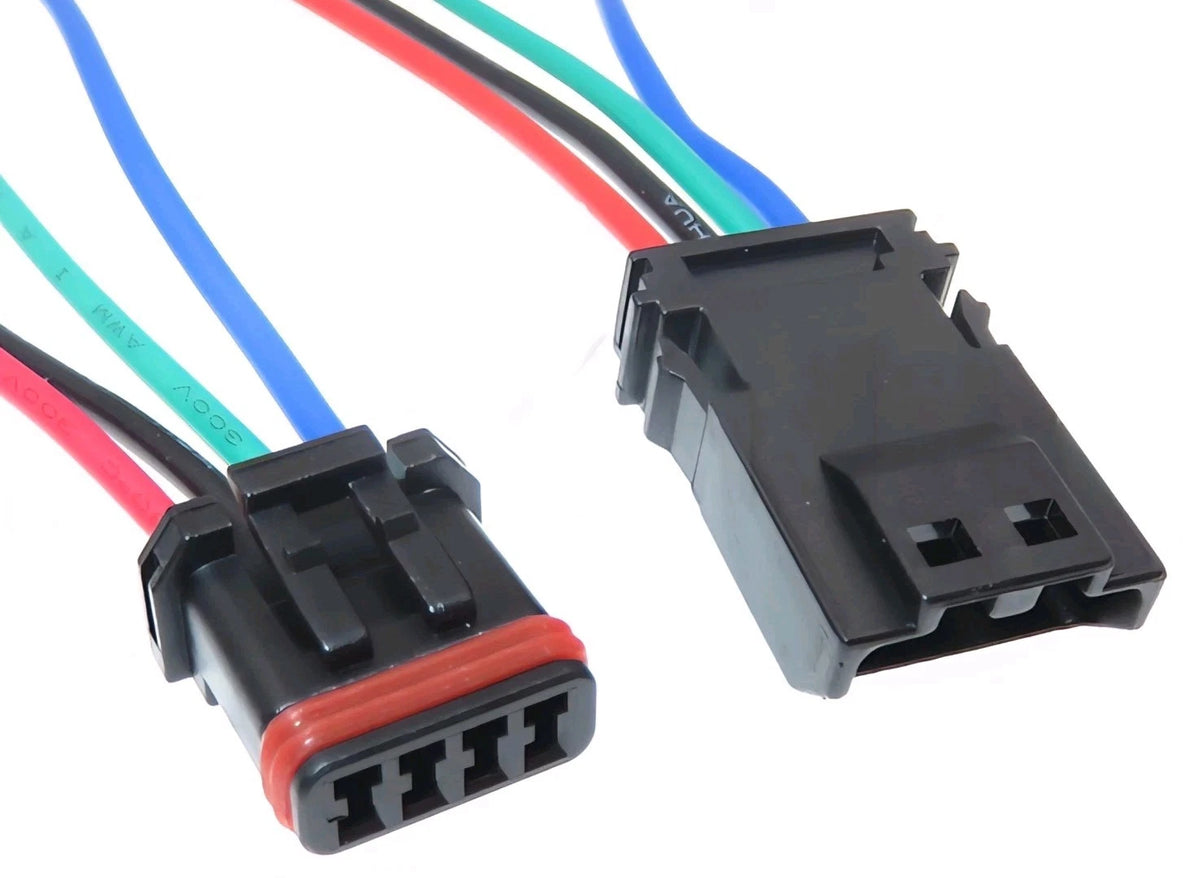 4 Pin Connector Prewired Plug MX19004S51 MX19004P51 Fits Harley Davidson