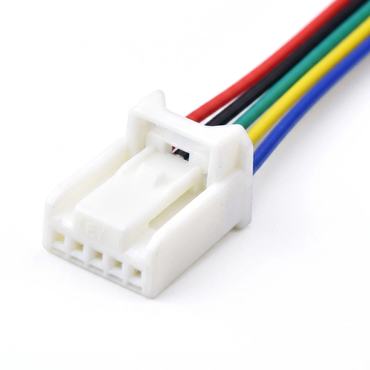 5 Pin White Car Connector Unsealed Wiring Harness Plug 6098-3810 For Toyota