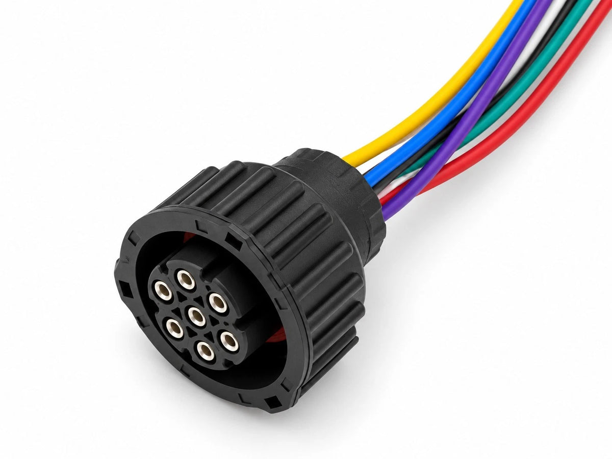 7 Pin Car Connector Truck Rear Tail Light Plug 968421-1 For DAF and MAN Trucks