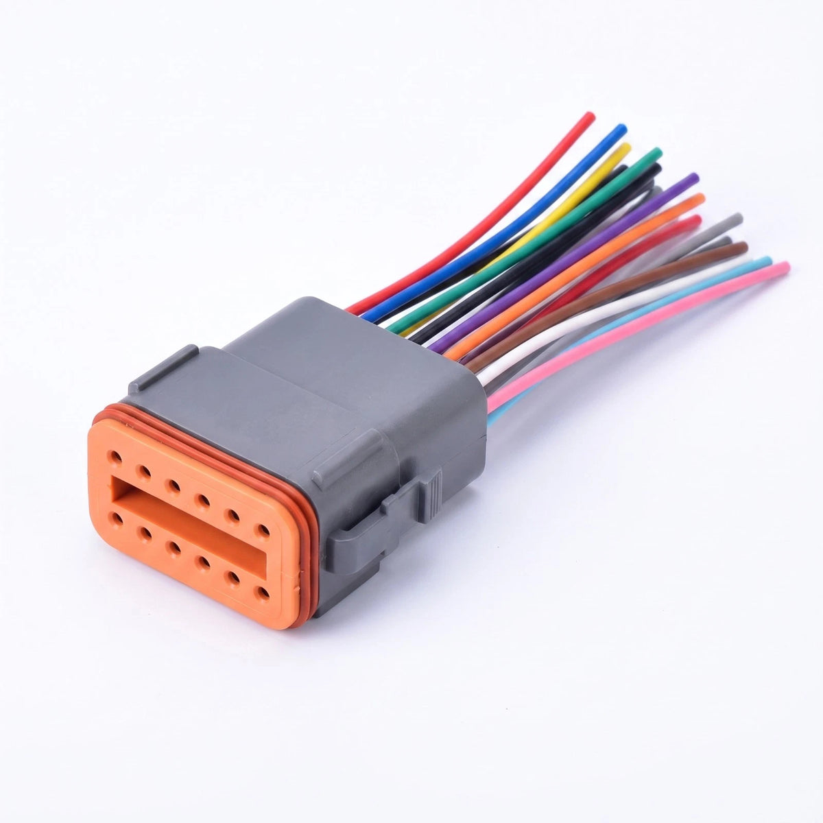 12 Pin Car Connector for Engine/ECU Wiring, Part DT06-12S, Universal Fit