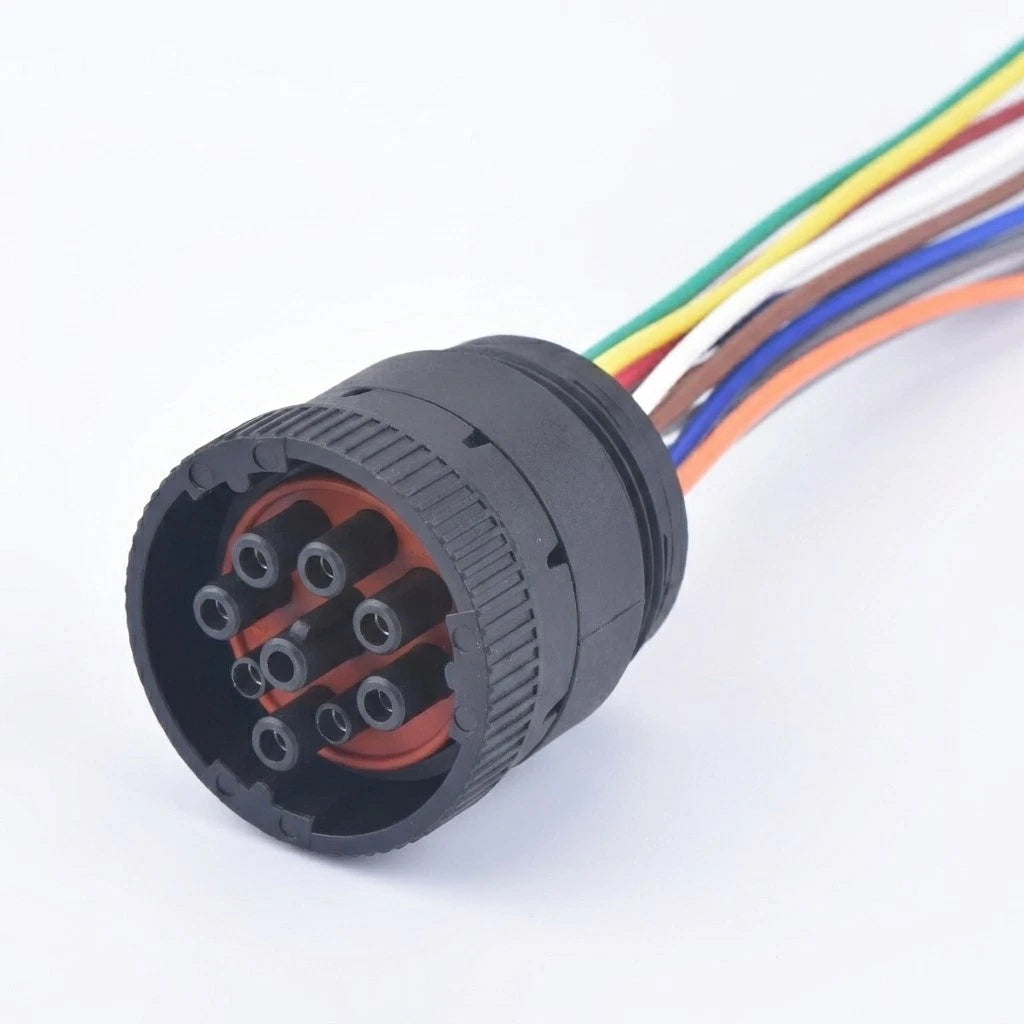 9 Pin Car Connector Deutsch J1939 Diagnostic Plug HD16-9-1939P For Truck Bus
