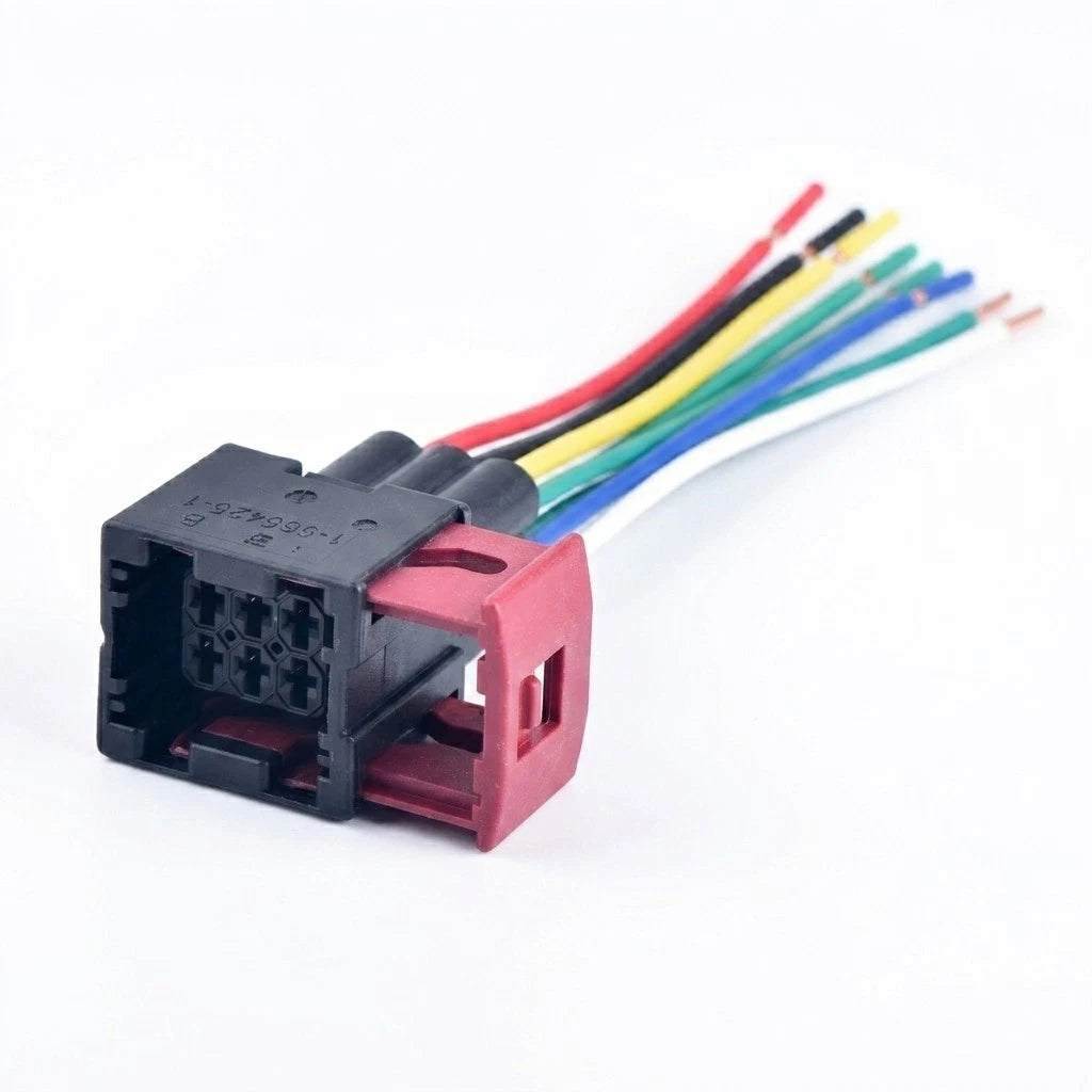6 Pin Car Connector Sealed Wiring Harness Cable Plug 1-965425-1 For VW Audi