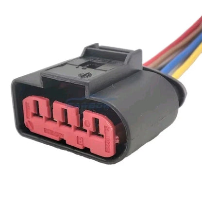 VW Audi Seat Skoda MAF Mass Air Flow Sensor 5 Pin Connector Plug Wire 1J0973775A