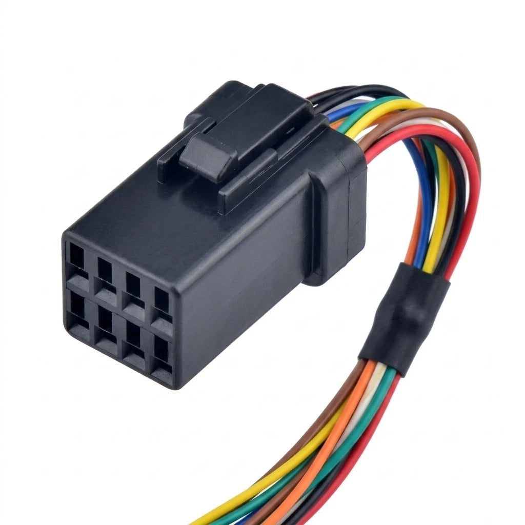 8 Pin Car Connector Waterproof Plug 08R-JWPF-VSLE-S With Wires