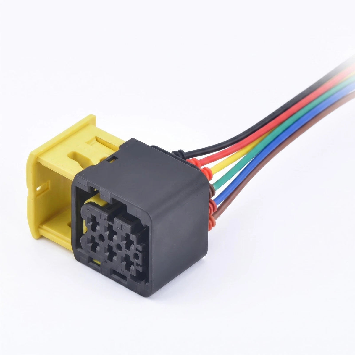 6 Pin 2.8mm Waterproof Car Connector Wire Harness Plug 1-1418437-1 For VW Audi