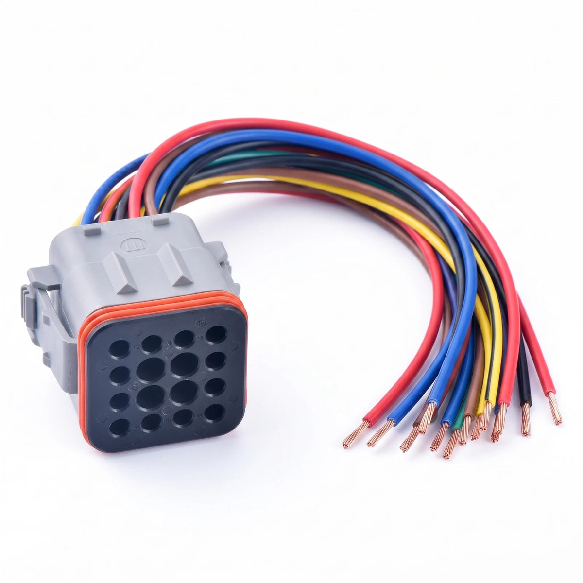 16 Pin Car Connector Waterproof Electronic Plug 4B+12S 132124-001 For ITT CTB