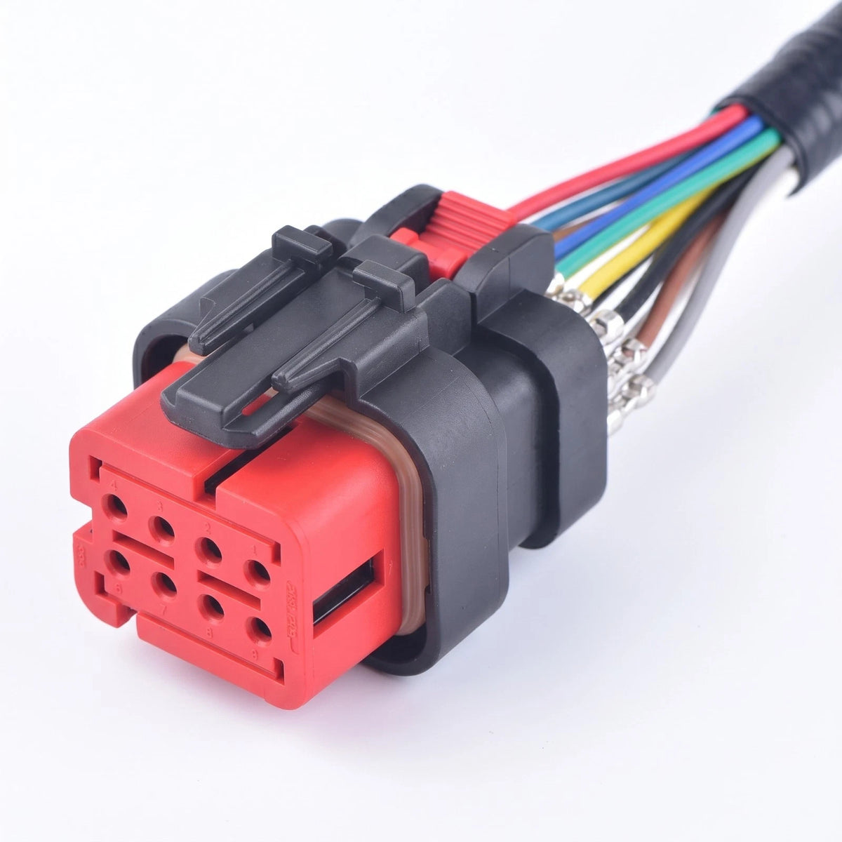 8 Pin Car Connector 1.5mm Camshaft Sensor Waterproof 776495-1 For Caterpillar