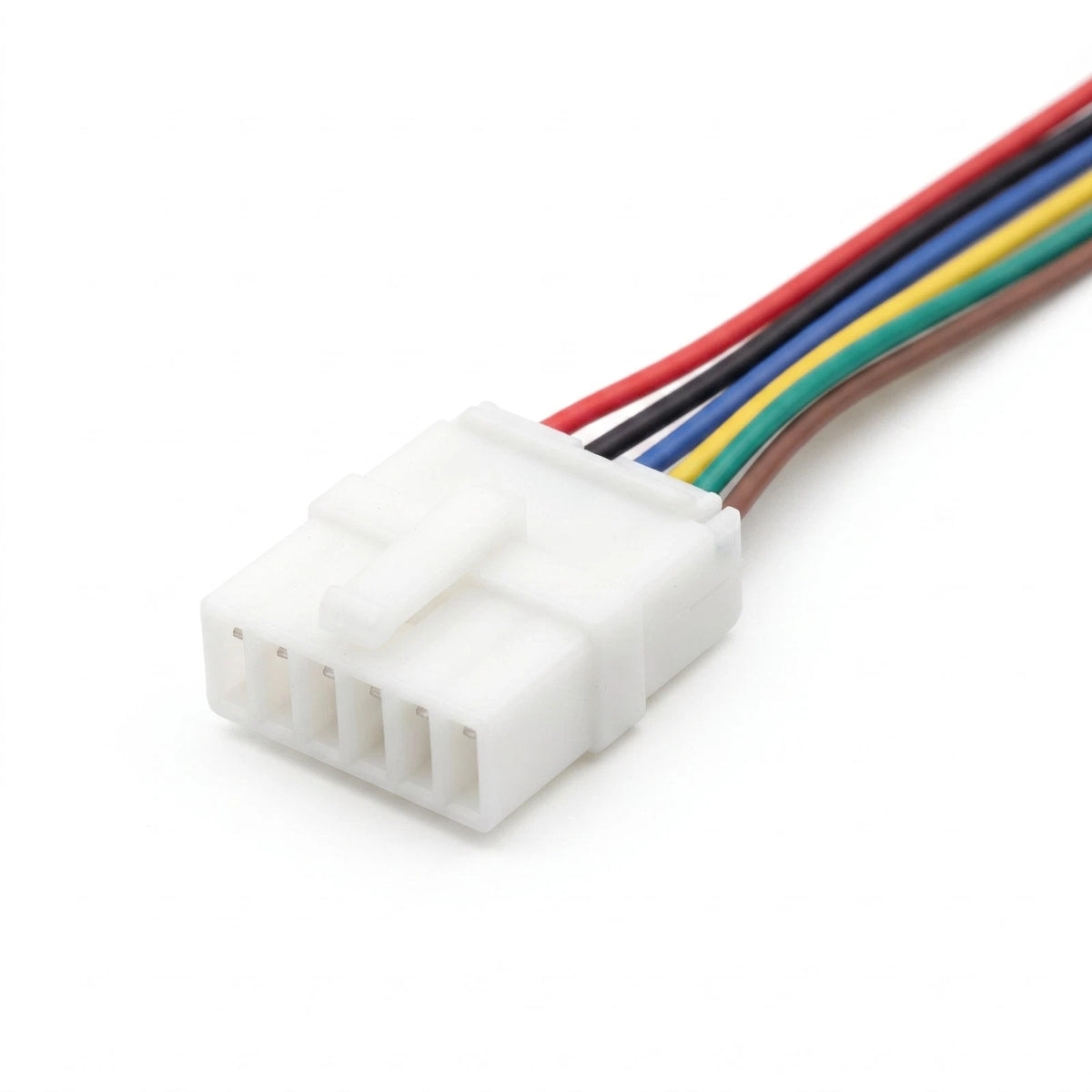 6 Pin Car Connector Motorcycle Electrical Wiring Plug 368502-1 For Universal