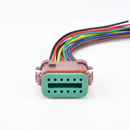 12 Pin DT Series Waterproof Car Connector Plug DT06-12SA-CE05 For Deutsch Truck