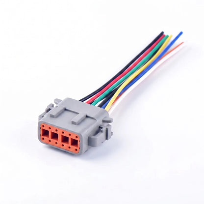 2/3/4/6/8/12 Pin Car Connector DTM Wire Harness Plug DTM06-2S for Deutsch Truck