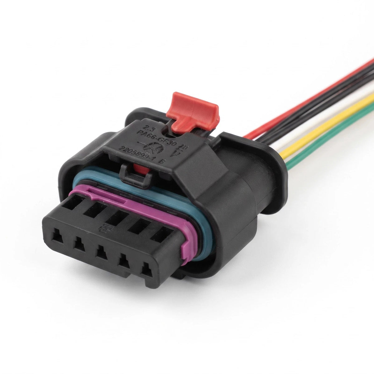 5 Pin Car Connector Wiring Harness Sealed Plug 2236899-1 With 1.0mm Terminals