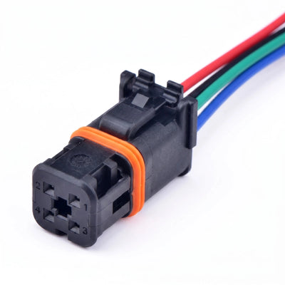 4 Pin Waterproof Car Connector Reverse Camera Door Handle Plug 2298159-1 For VW