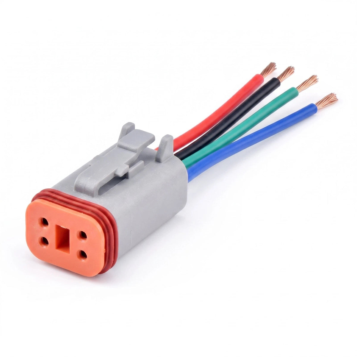 4 Pin DT Series Sealed Wire Car Connector Plug DT06-4S For Cummins Caterpillar