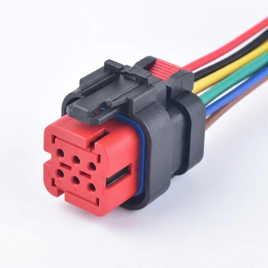6 Pin 1.5mm Waterproof Car Connector Camshaft Sensor Plug 776434-1 Caterpillar