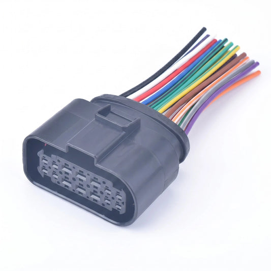 14 Pin Waterproof Car Connector LED Light Lamp Plug 3C0973737 for VW and Audi