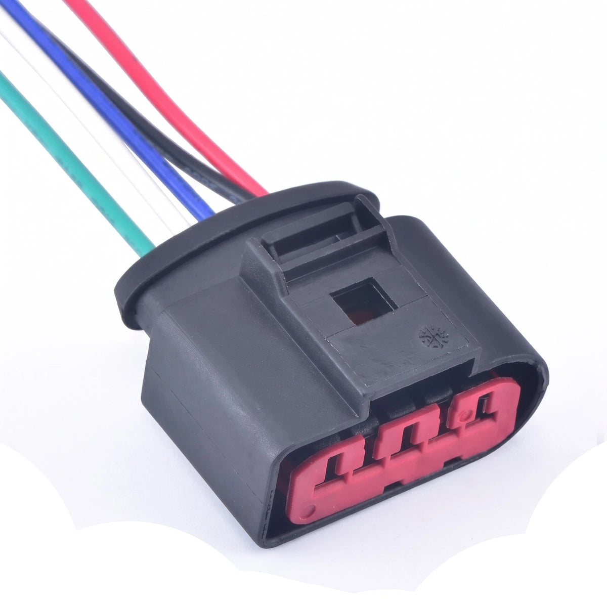 5 Pin Car Connector MAF Mass Air Flow Sensor Plug 1J0973775A for VW and Audi